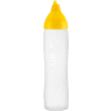 Araven 02555 - Sauce Dispenser, Non-Drip, LDPE, 0.5 Qt., Translucent & Red - Pkg Qty 16