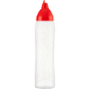 Araven 02557 - Sauce Dispenser, Non-Drip, LDPE, 1.05 Qt., Translucent & Red - Pkg Qty 16