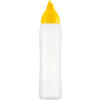 Araven 05557 - Sauce Dispenser, Non-Drip, LDPE, 1.05 Qt., Translucent & Yellow - Pkg Qty 16