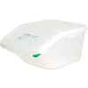 Araven 09144 - Ingredient Bin W/Lid, Polypropylene, 23.7 Qt., Translucent - Pkg Qty 6
