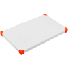 Araven 22858 - Cutting Board, Non-Slip, HDPE, 23-3/4"W x 15-7/8"D x 7/8"H, White & Red - Pkg Qty 4