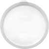 Araven 91003 - Round Food Storage Container Lid, Silicone, 9-1/4" Diameter, Transparent - Pkg Qty 10
