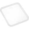 Araven 91815 - Lid, Airtight, Silicone, 1/2 Size, Transparent - Pkg Qty 6