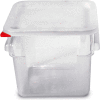 Araven 91853 - Food Storage Container W/Lid, Polycarbonate, 6.3 Qt., Colorclip®, Clear - Pkg Qty 6