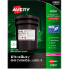 Avery® GHS Chemical Waterproof & UV Resistent Labels, Laser, 4-3/4" x 7-3/4",100/Box