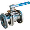 1/2" SS Split Body ANSI 150# Flanged Ball Valve With Manual Handle
