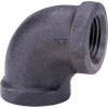Anvil 1-1/2 In. Black Malleable Iron 90 Elbow
