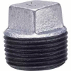 3/4 In Galvanized Malleable Cored Plug 150 PSI Lead Free