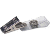 Advantus Badge Clip w/Clear Strap Clear 100/Pack