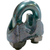 Advantage Malleable Steel Zinc Plated Wire Rope Clip MWRC125P6 - 1/8" Diameter - Pack of 6