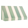 Awntech CN43-5SLCR, Window/Entry Awning 5' 4-1/2"W x 3'D x 4' 8"H Sage/Linen/Cream