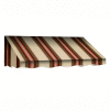 Awntech EF1836-6BRTER, Window/Entry Awning 6' 4-1/2"W x 3'D x 1' 6"H Brown/Terra Cotta