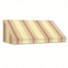 Awntech EN1030-4GCK, Window/Entry Awning 4' 4-1/2"W x 2' 6"D x 1' 4"H Gray/Cream/Black