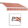 Awntech MM20-443-BWM, Retractable Awning Manual 20'W x 10'D x 10"H Burgundy/White