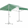 Awntech RICH10-FW, Retractable Awning Free Standing Manual 10'W x 16'D x 8'H Forest/White
