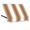 Awntech RR22-6WLTER, Window/Entry Awning 6' 4-1/2" W x 2'D x 2'H White/Linen/Terra Cotta