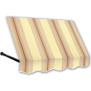 Awntech RR22-8GCK, Window/Entry Awning 8' 4-1/2" W x 2'D x 2' 7"H Gray/Cream/Black