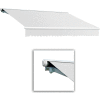 Awntech SCL12-65-W, Retractable Awning Left Motor 12'W x 10'D x 10"H Off White