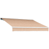 Awntech SCR12-8-LPIN, Retractable Awning Right Motor 12'W x 10'D x 10"H Linen Pin