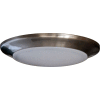 Amax Lighting LED-SM6D/NKL 6" Dimmable LED Can Disk Light, 15W, 3000 CCT, 1095 Lumen, 82 CRI, Nickel