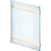 Azar Displays 199624, Nameplate W/ Adhesive-Back, 6"W x 1/8"D x 7"H - Pkg Qty 10