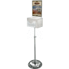 Azar Displays 206320-WHT, Suggestion Box, 11"W x 8-1/4"D x 52-3/4"H