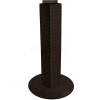Global Approved 700222-BLK 24" Pegboard Revolving Countertop Display, 4-Sided, Black Solid ,1 Piece