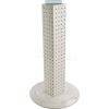 Global Approved 700222-WHT 24" Pegboard Revolving Countertop Display, 4-Sided, White Solid ,1 Piece