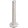 Global Approved 700223-WHT 36" Pegboard Revolving Floor Display, 4-Sided, White Solid ,1 Piece
