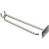 Azar Displays 700818 8" Metal Scan Hook, Galvanized Metal Finish