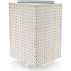Global Approved 701414-WHT Interlocking Pegboard Countertop Display, 14" x 20", White Solid ,1 Piece