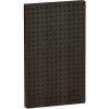 Global Approved 771322-BLK Pegboard Wall Panel, 13.5" x 22", Black Solid