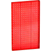 Global Approved 771322-RED Pegboard Wall Panel, 13.5" x 22", Red Opaque