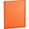 Global Approved 771620-ORG Pegboard Wall Panel, 16" x 20", Orange Opaque