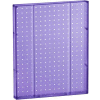 Global Approved 771620-PUR Pegboard Wall Panel, 16" x 20", Purple Opaque