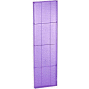 Global Approved 771660-PUR Purple Pegboard Wall Panel, 16" x 60"