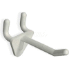 Global Approved 800072-WHT 2" Opaque Plastic Hook, White