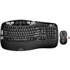Logitech 920-002555 MK550 Wireless Wave Keyboard and Mouse Combo, Black