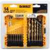 DeWALT® Titanium Speed Tip Drill Bit Set, DW1341, 14 Piece Set