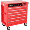 Sunex Tools 8057 34-1/2"W X 20"D X 39-1/2"H 6 Drawer Red Tool Cabinet W/ Clamshell Lid