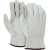 MCR Safety 3215L Leather Drivers Gloves, Unlined Select Grain Cow Leather, Large - Pkg Qty 12