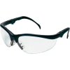 MCR Safety KD310 Klondike® Plus Safety Glasses, Ratchet Temple, Black Frame, Clear Lens