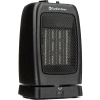 Comfort Zone® CZ448 Oscillating Ceramic Heater – Portable Fan Forced – Black - 750-1500 Watt