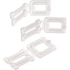 1/2in Plastic Buckles PLB-4A White for 1/2in Polypropylene Strapping, 1000 Pack
																			