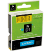 DYMO® D1 Standard Labels 1/2" Black on Yellow