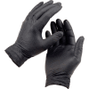 Ammex® ABNPF Textured Medical/Exam Nitrile Gloves, Powder-Free, Black, XL, 100/Box