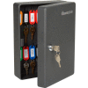 SentrySafe 25 Key Capacity, Key Box, Key Lock, 7-7/16"W x 3-7/16"D x 9-13/16"H, Black