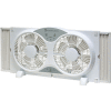 Comfort Zone® CZ310R 9" Reversible Twin Window Fan with Remote Control