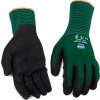 North® Flex Oil Grip Nitrile Coated Gloves, NF35/11XXL, Green, 1 Pair