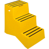 3 Step Plastic Step Stand - Yellow 22-1/2"W x 33-1/2"D x 29-1/2"H - ST327-14